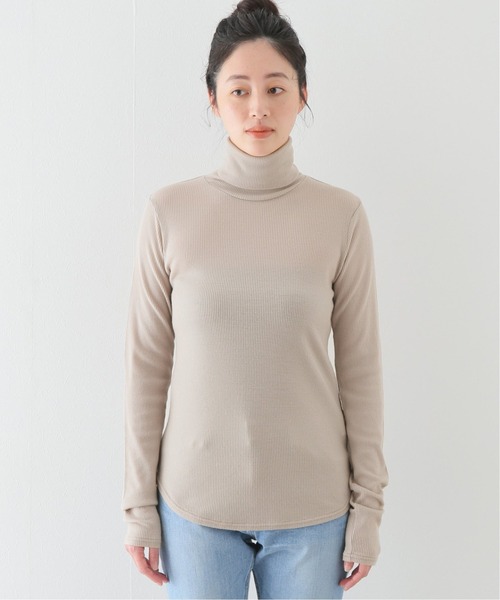 FRAMeWORK(フレームワーク)の「テレコタートルネックプルオーバー(Tシャツ/カットソー・レディース・ベージュ/ホワイト系その他・FREE)」の13枚目の写真