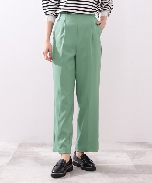DRESKIP(ドレスキップ)の「◆ステッチストレートパンツ(その他パンツ・レディース・グリーン/ベージュ/ブラック・02/03/04)」の4枚目の写真