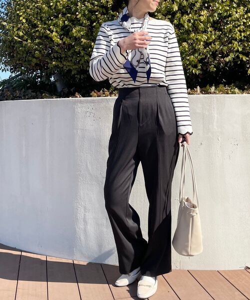 DRESKIP(ドレスキップ)の「◆ステッチストレートパンツ(その他パンツ・レディース・グリーン/ベージュ/ブラック・02/03/04)」の17枚目の写真