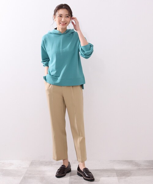 DRESKIP(ドレスキップ)の「◆ステッチストレートパンツ(その他パンツ・レディース・グリーン/ベージュ/ブラック・02/03/04)」の9枚目の写真