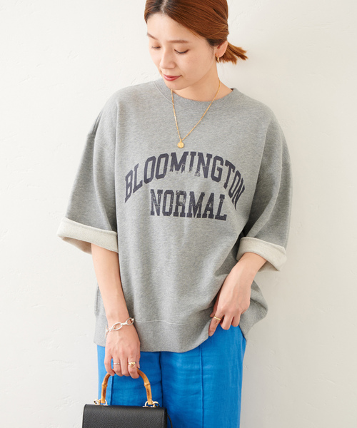 JOURNAL STANDARD（ジャーナルスタンダード）の「ハーフロゴスウェット◆（スウェット・レディース・ベージュ/ブラック系その他/グレー系その他・FREE）」の2枚目の写真