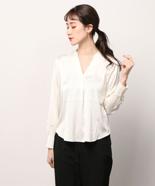 ブラウス シャツ BANANA REPUBLIC FACTORY STORE　　シルキーブラウス レディース BANANA REPUBLIC ブラウス シャツ FACTORY STORE シルキー