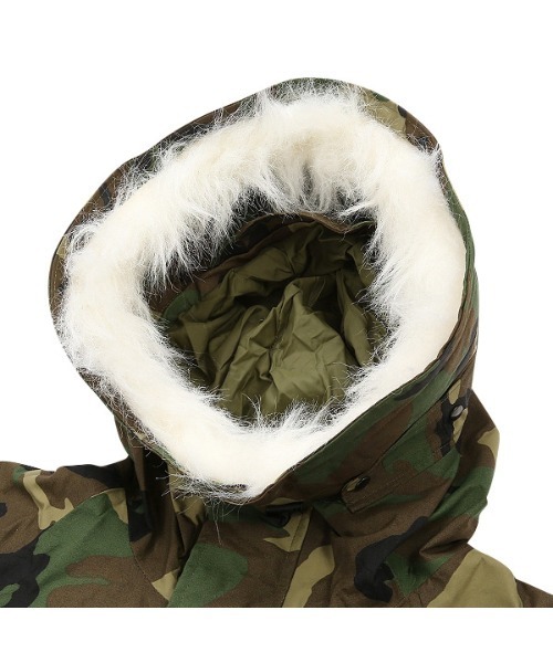 MILITARY(ミリタリー)の「実物 新品 米軍 ECWCSパーカ用フードファー(その他アウター・メンズ・カモフラージュ・MEDIUM/LARGE)」の9枚目の写真