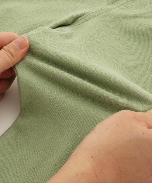 Ampersand（アンパサンド）の「ニットレギンス 7分丈（デニムパンツ・キッズ・ベージュ/ネイビー/チャコール/ブルー/グリーン/ピンク・140/110/90/130/95/80/100/120）」の18枚目の写真