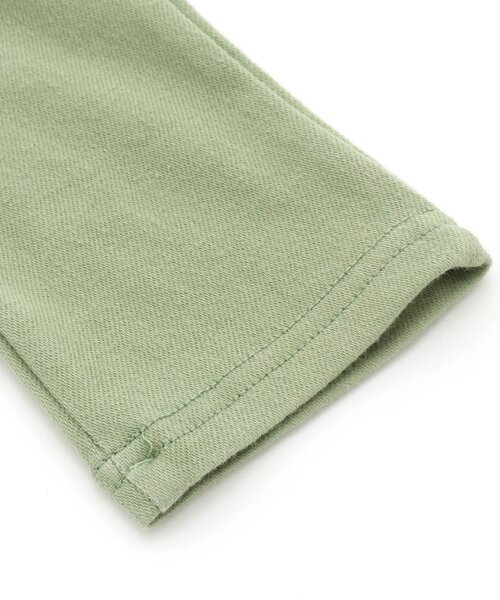 Ampersand（アンパサンド）の「ニットレギンス 7分丈（デニムパンツ・キッズ・ベージュ/ネイビー/チャコール/ブルー/グリーン/ピンク・140/110/90/130/95/80/100/120）」の21枚目の写真