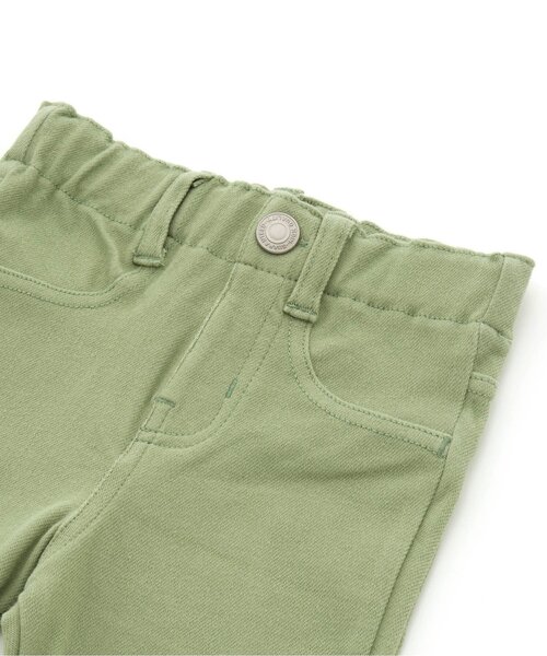 Ampersand（アンパサンド）の「ニットレギンス 7分丈（デニムパンツ・キッズ・ベージュ/ネイビー/チャコール/ブルー/グリーン/ピンク・140/110/90/130/95/80/100/120）」の20枚目の写真