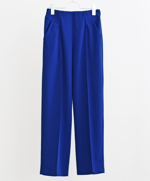 palm RICHE(ポームリシュ)の「カットジョーゼットパンツ(その他パンツ・レディース・ブラック/ピンク/ブルー/グリーン/テラコッタ/コバルトブルー/レッド/ダークグリーン・M)」の7枚目の写真