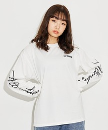 X-girl | PRINTED SLEEVE L/S TEE(Tシャツ/カットソー)