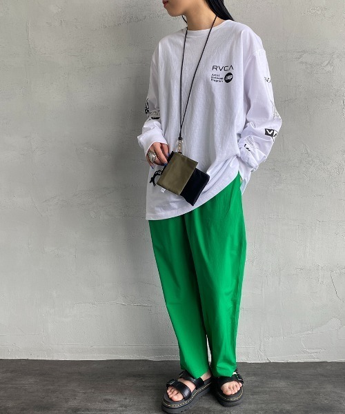 RVCA（ルーカ）の「[RVCA/ルーカ] BRANDED SLUB ST ロングスリーブプリントTシャツ（Tシャツ/カットソー・レディース・ホワイト/ブラック・S/M/L/XL）」の10枚目の写真