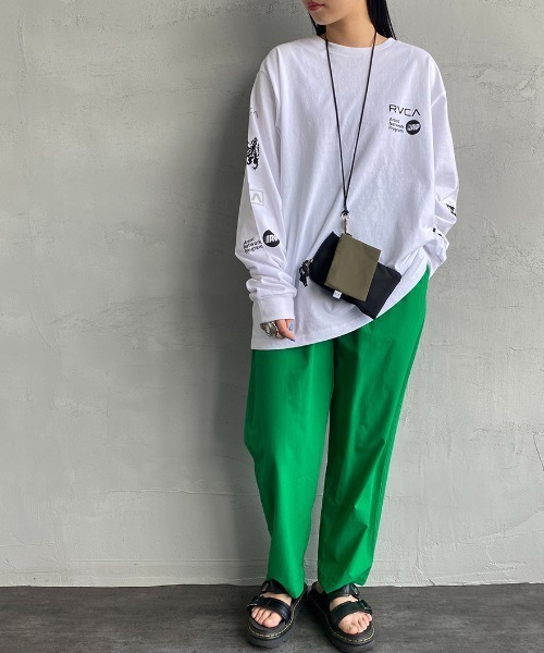 RVCA（ルーカ）の「[RVCA/ルーカ] BRANDED SLUB ST ロングスリーブプリントTシャツ（Tシャツ/カットソー・レディース・ホワイト/ブラック・S/M/L/XL）」の15枚目の写真