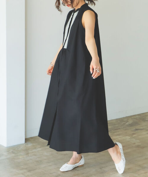 Mimi⭐︎さま　専用です。【美品】Vin　ノースリーブカットソーワンピース FACTORY (ファクトリー) ペルー綿 ドアマノースリーブカットソー