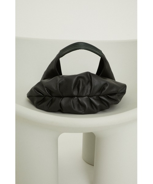 RIM.ARK(リムアーク)の「Leather round tote bag(ショルダーバッグ・レディース・ブラック・FREE)」の9枚目の写真