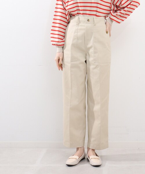 DRESKIP（ドレスキップ）の「◆コットン混ベイカーパンツ（その他パンツ・レディース・ブラック/カーキ/ライトベージュ・02/03/04）」の5枚目の写真