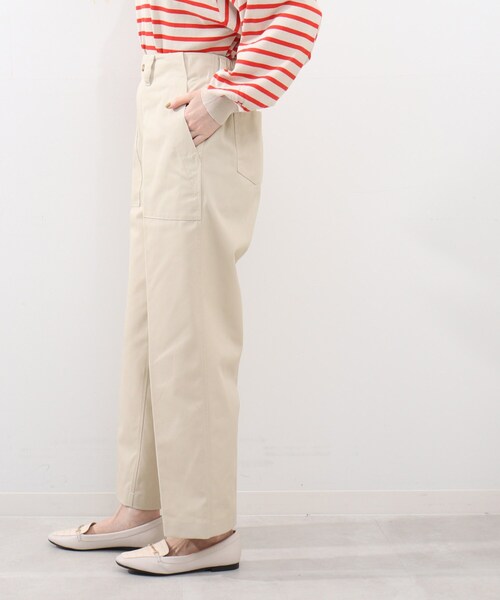 DRESKIP（ドレスキップ）の「◆コットン混ベイカーパンツ（その他パンツ・レディース・ブラック/カーキ/ライトベージュ・02/03/04）」の6枚目の写真