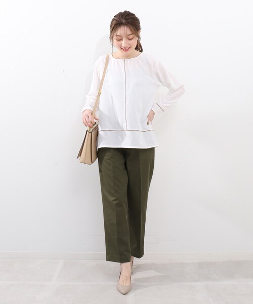 DRESKIP（ドレスキップ）の「◆コットン混ベイカーパンツ（その他パンツ・レディース・ブラック/カーキ/ライトベージュ・02/03/04）」の16枚目の写真