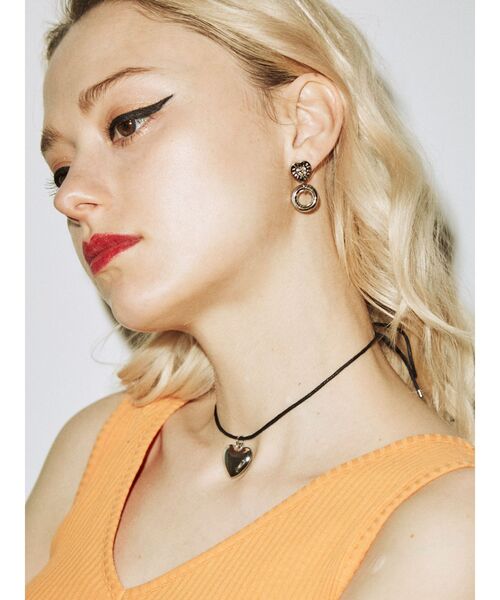 jouetie（ジュエティ）の「モチーフコードチョーカー（チョーカー・レディース・ブラック/ブラウン/オフホワイト・FREE）」の2枚目の写真