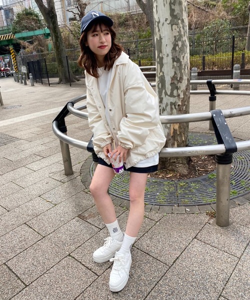 NUN(エヌユーエヌ)の「NUN キャップ(キャップ・レディース・アイボリー/ネイビー・FREE)」の3枚目の写真