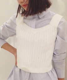 goocy | リブKnitベスト(ニット/セーター)