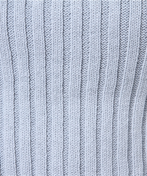 goocy（グーシー）の「リブKnitベスト（ニット/セーター・レディース・ホワイト/グレー/ブラック/サックスブルー・FREE）」の5枚目の写真