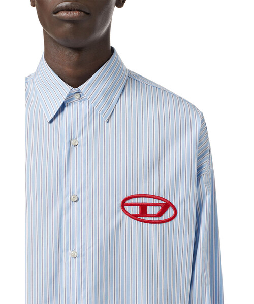 DIESEL（ディーゼル）の「メンズ シャツ ビッグオーバル（シャツ/ブラウス・メンズ・ライトブルー・MEDIUM/X-LARGE/SMALL/X-SMALL/XX-LARGE/LARGE）」の3枚目の写真