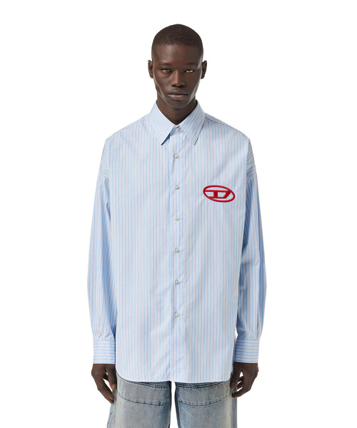 DIESEL（ディーゼル）の「メンズ シャツ ビッグオーバル（シャツ/ブラウス・メンズ・ライトブルー・MEDIUM/X-LARGE/SMALL/X-SMALL/XX-LARGE/LARGE）」の7枚目の写真