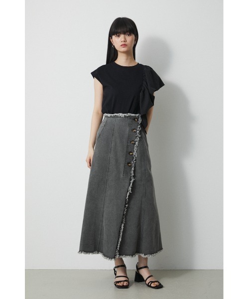waist asymmetryスリットスカート waist asymmetryスリットスカート