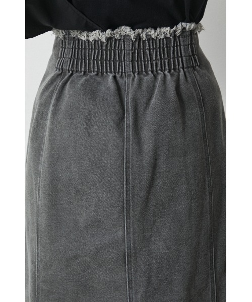 waist asymmetryスリットスカート 新品タグ付き searoomlynn Waistアシンメトリースリットスカート
