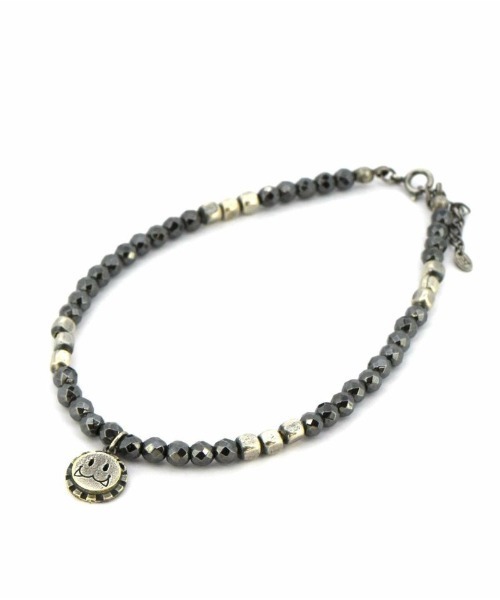 LION HEART（ライオンハート）の「【LION HEART】LH T.H.R LEO ビーズアンクレット/真鍮&カラーストーン 1AN039　メンズギフト/誕生日/クリスマス/プレゼント/ペアアクセ（アンクレット・メンズ・グリーン/マルチ/ブラック/ブルー・FREE）」の8枚目の写真