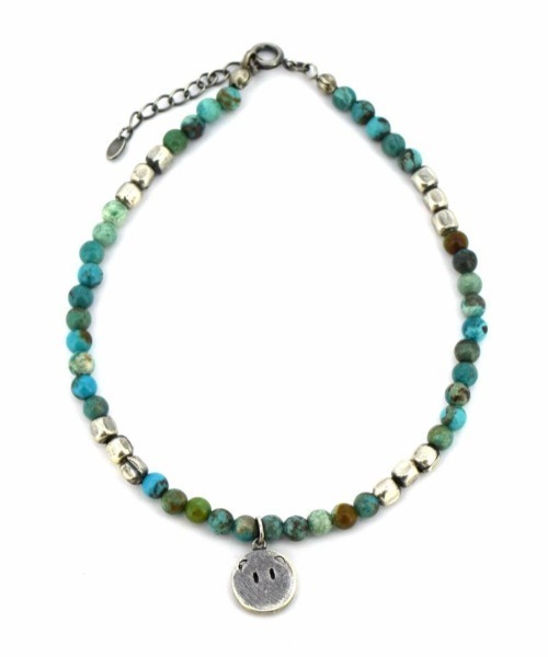 LION HEART（ライオンハート）の「【LION HEART】LH T.H.R LEO ビーズアンクレット/真鍮&カラーストーン 1AN039　メンズギフト/誕生日/クリスマス/プレゼント/ペアアクセ（アンクレット・メンズ・グリーン/マルチ/ブラック/ブルー・FREE）」の11枚目の写真