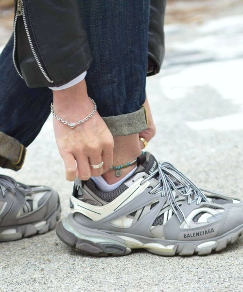 LION HEART（ライオンハート）の「【LION HEART】LH T.H.R LEO ビーズアンクレット/真鍮&カラーストーン 1AN039　メンズギフト/誕生日/クリスマス/プレゼント/ペアアクセ（アンクレット・メンズ・グリーン/マルチ/ブラック/ブルー・FREE）」の14枚目の写真