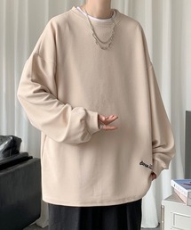 【FVLMEN】onepoint logo longsleeve tee/ワンポイント ロゴ ロングスリーブ T