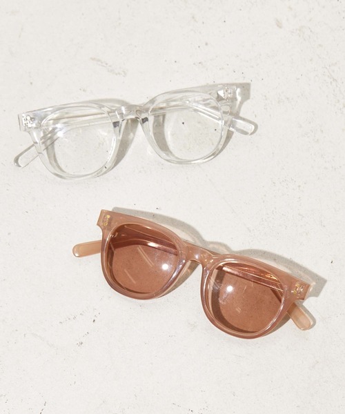 X-girl(エックスガール)の「WELLINGTON SUNGLASSES(サングラス・レディース・ブラウン/クリア・ONE SIZE)」の9枚目の写真