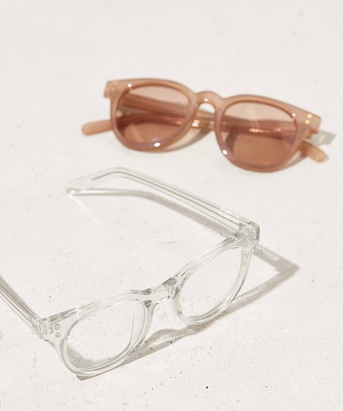 X-girl(エックスガール)の「WELLINGTON SUNGLASSES(サングラス・レディース・ブラウン/クリア・ONE SIZE)」の10枚目の写真