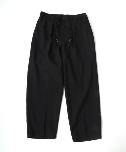 Salong hameu(サロン ハミュー)の「TRワイドスラックスパンツ メンズ レディース/センタープレスバギーパンツ/無地・チェック柄(スラックス・メンズ・ブラック/ホワイト系その他/ベージュ系その他/ブラウン系その他/グレー系その他/ブラック系その他/グレー系その他2・L/M)」の10枚目の写真