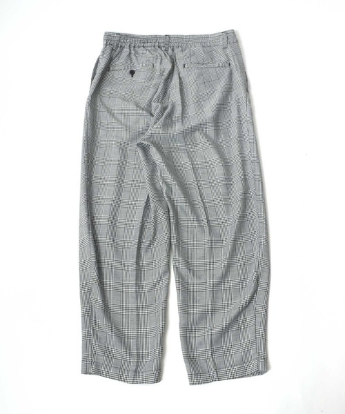 Salong hameu(サロン ハミュー)の「TRワイドスラックスパンツ メンズ レディース/センタープレスバギーパンツ/無地・チェック柄(スラックス・メンズ・ブラック/ホワイト系その他/ベージュ系その他/ブラウン系その他/グレー系その他/ブラック系その他/グレー系その他2・L/M)」の15枚目の写真