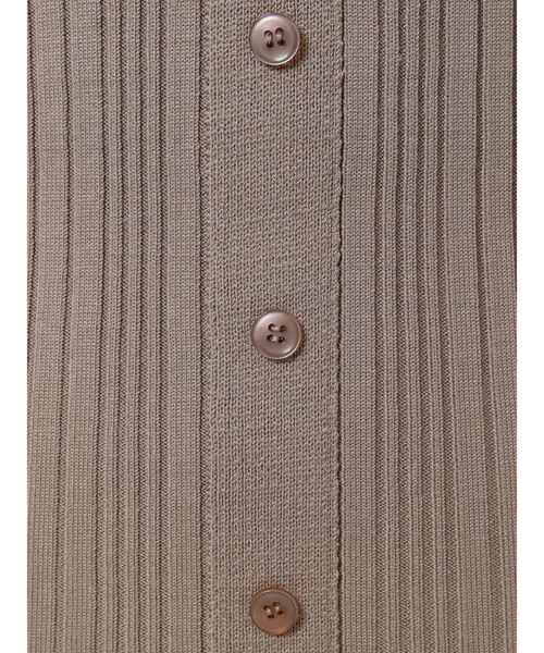 GYDA（ジェイダ）の「ハーフスリーブPOLOニットタイトワンピース（ワンピース・レディース・ブラック/ベージュ・FREE）」の19枚目の写真