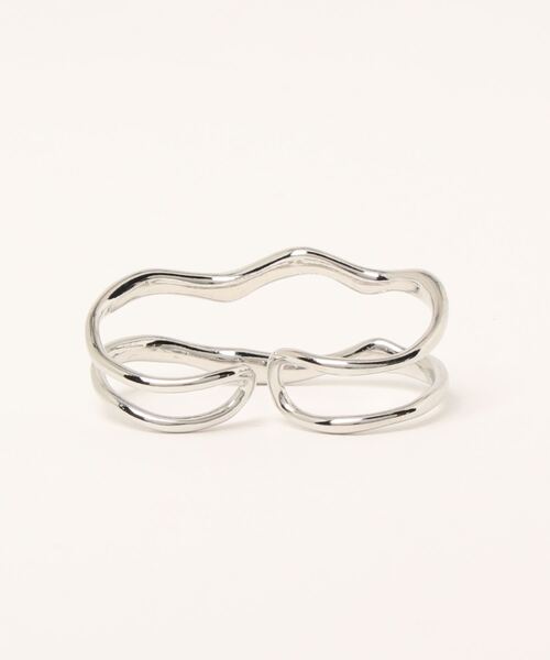 LOWRYS FARM(ローリーズファーム)の「ダブルフィンガーリング 342738(リング・レディース・その他/その他1/その他2/イエロー系その他/オフホワイト・FREE)」の6枚目の写真