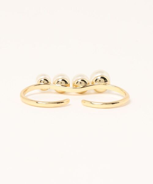 LOWRYS FARM(ローリーズファーム)の「ダブルフィンガーリング 342738(リング・レディース・その他/その他1/その他2/イエロー系その他/オフホワイト・FREE)」の7枚目の写真