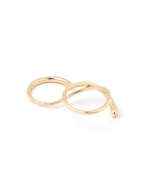 LOWRYS FARM(ローリーズファーム)の「ダブルフィンガーリング 342738(リング・レディース・その他/その他1/その他2/イエロー系その他/オフホワイト・FREE)」の12枚目の写真