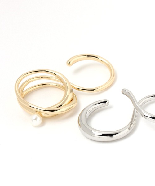 LOWRYS FARM(ローリーズファーム)の「ダブルフィンガーリング 342738(リング・レディース・その他/その他1/その他2/イエロー系その他/オフホワイト・FREE)」の11枚目の写真