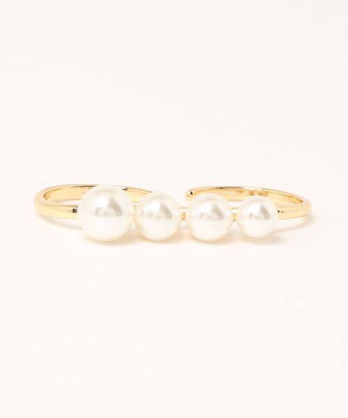 LOWRYS FARM(ローリーズファーム)の「ダブルフィンガーリング 342738(リング・レディース・その他/その他1/その他2/イエロー系その他/オフホワイト・FREE)」の20枚目の写真