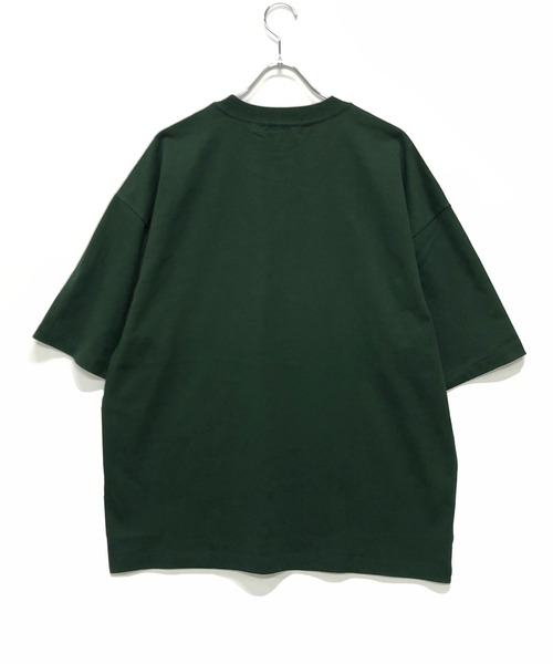 En serio TOKYO(エンソリオトーキョー)の「ワンポイント アーチロゴ ビッグシルエット TEE(Tシャツ/カットソー・メンズ・ホワイト/ブラック/グリーン・LL/M/L)」の14枚目の写真