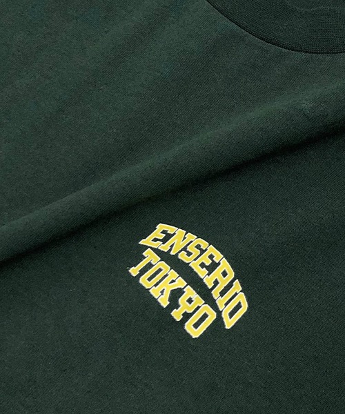 En serio TOKYO(エンソリオトーキョー)の「ワンポイント アーチロゴ ビッグシルエット TEE(Tシャツ/カットソー・メンズ・ホワイト/ブラック/グリーン・LL/M/L)」の16枚目の写真