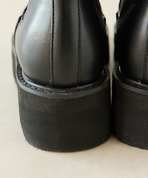 RIVE DROITE（リヴドロワ）の「R.good/アールドットグッド　タンクソールショートブーツ（ブーツ・レディース・ブラック・S/M/L/XL/XXL）」の11枚目の写真