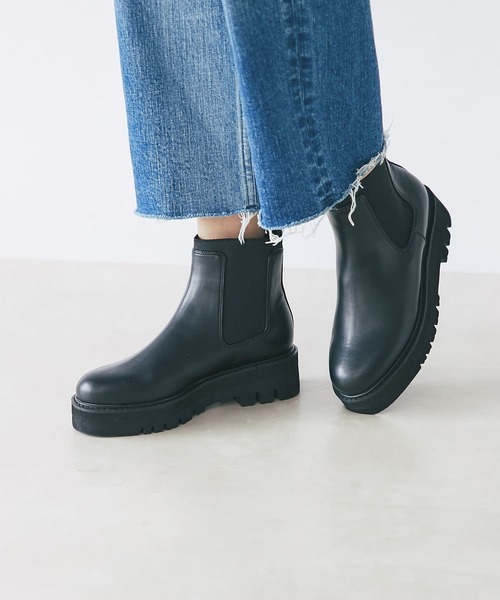 RIVE DROITE（リヴドロワ）の「R.good/アールドットグッド　タンクソールショートブーツ（ブーツ・レディース・ブラック・S/M/L/XL/XXL）」の18枚目の写真