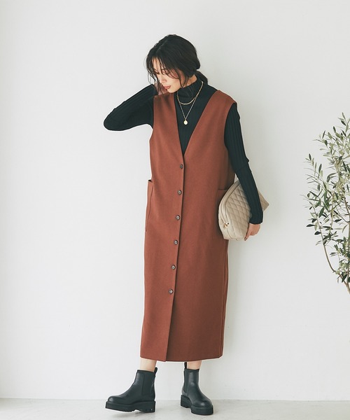 RIVE DROITE（リヴドロワ）の「R.good/アールドットグッド　タンクソールショートブーツ（ブーツ・レディース・ブラック・S/M/L/XL/XXL）」の14枚目の写真