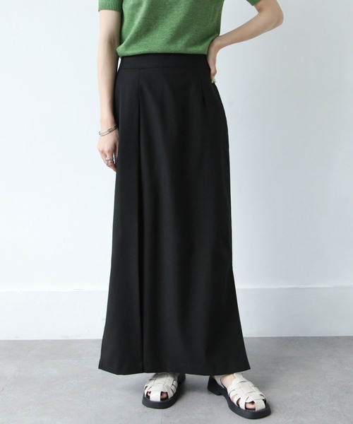 Chillfar（チルファー）の「カラースリットロングナロースカート（スカート・レディース・ブラック/オレンジ/ブルー/グリーン/アイボリー・MEDIUM/LARGE）」の3枚目の写真