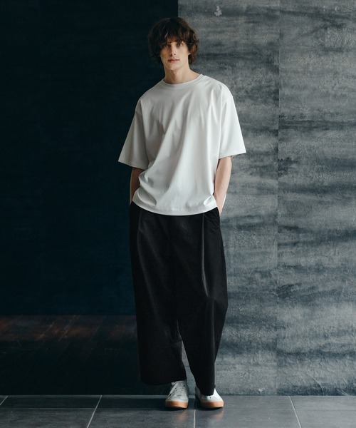 epnok(エプノック)の「Drape Cotton Crew Neck T Shirt/ドレープコットンクルーネックTシャツ(Tシャツ/カットソー・メンズ・ブラック/オフホワイト/オレンジ・MEDIUM/LARGE)」の11枚目の写真