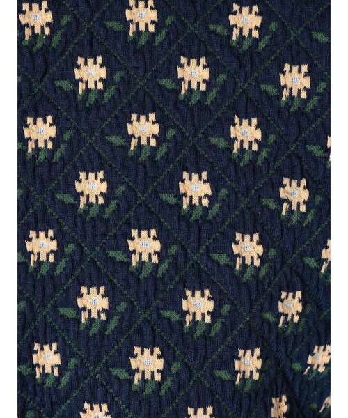 merry jenny（メリージェニー）の「flowerキルトカーディガン（カーディガン/ボレロ・レディース・オフホワイト/ネイビー・FREE）」の14枚目の写真