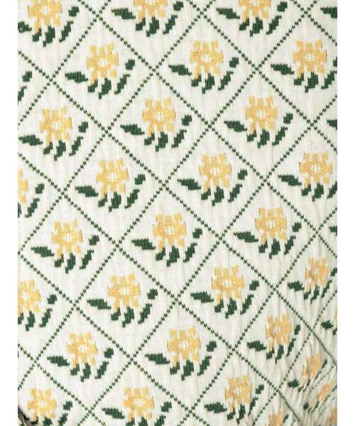 merry jenny（メリージェニー）の「flowerキルトカーディガン（カーディガン/ボレロ・レディース・オフホワイト/ネイビー・FREE）」の8枚目の写真